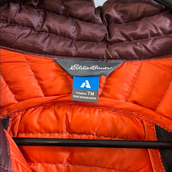 Eddie Bauer First Ascent Goose Down Full Zip Closure Jacket - Size Medium Tall - Picture 2 of 16